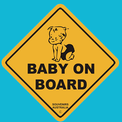 Suction Roadsign Baby on Board (Baby)